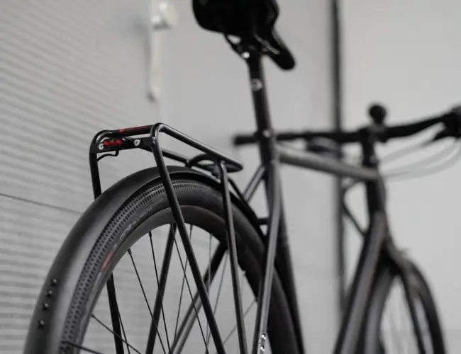 Rear rack, so you can carry all your extra gear with ease.