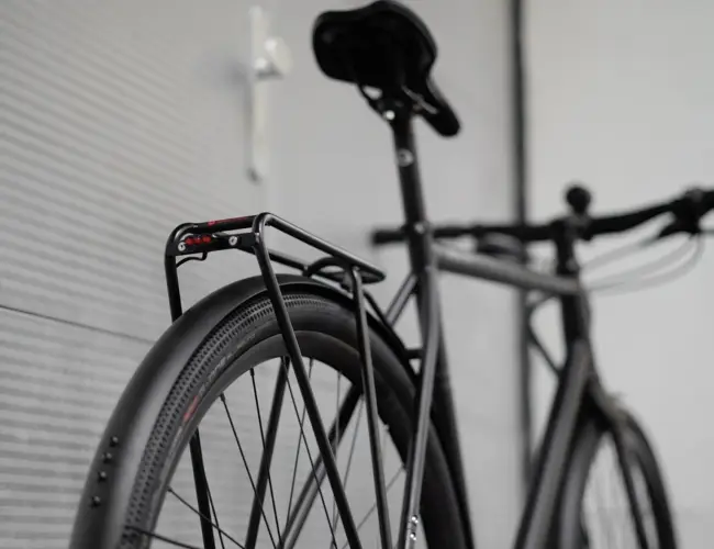 Rear rack, so you can carry all your extra gear with ease.