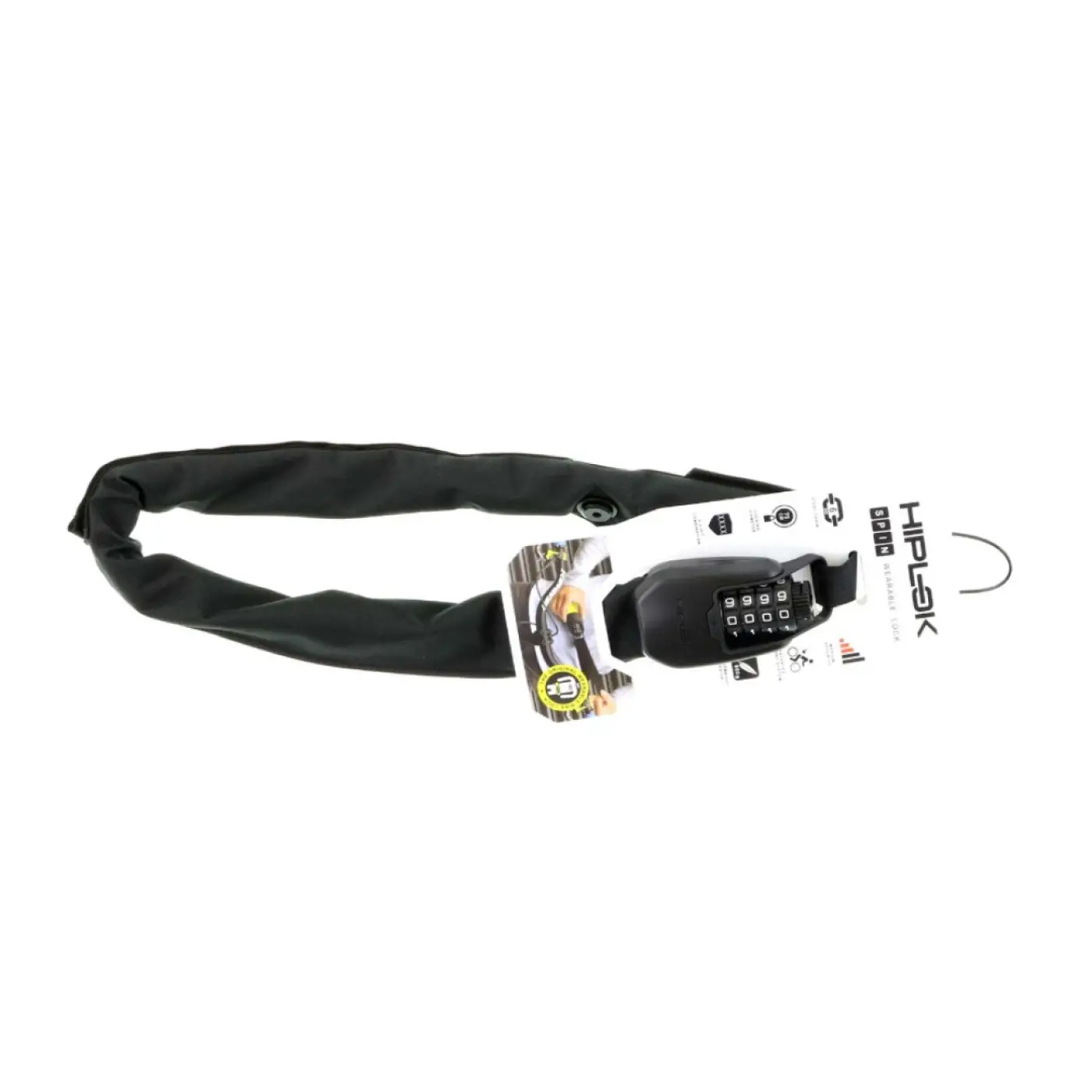 Hiplok SPIN - All Black - Locks (SKU: SP1AB)