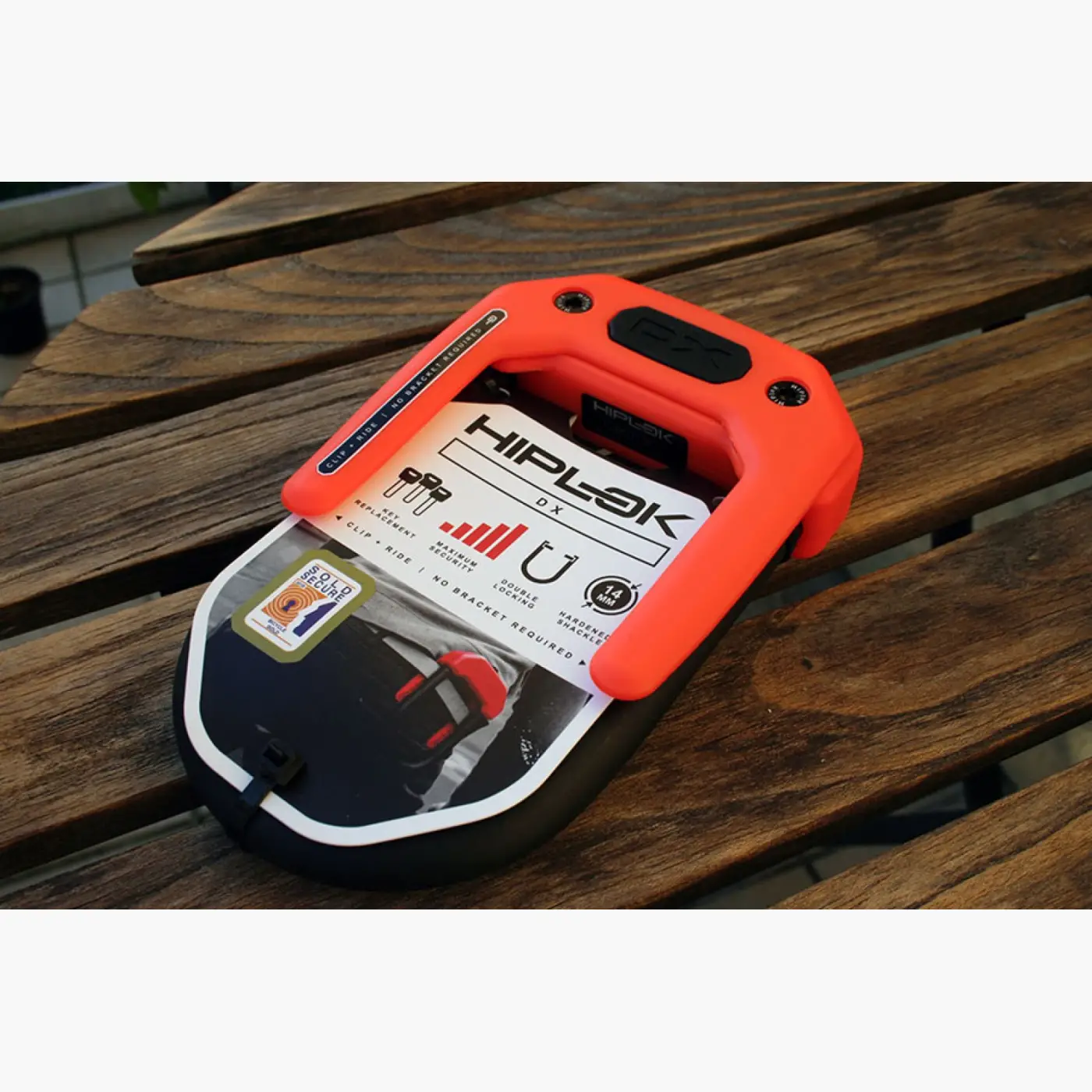 Hiplok DX - Orange - Locks (SKU: DX1OR)