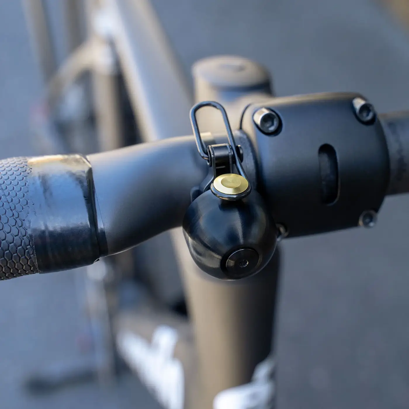 Spurcycle Original Bell - Black/Gold - Booda Bike