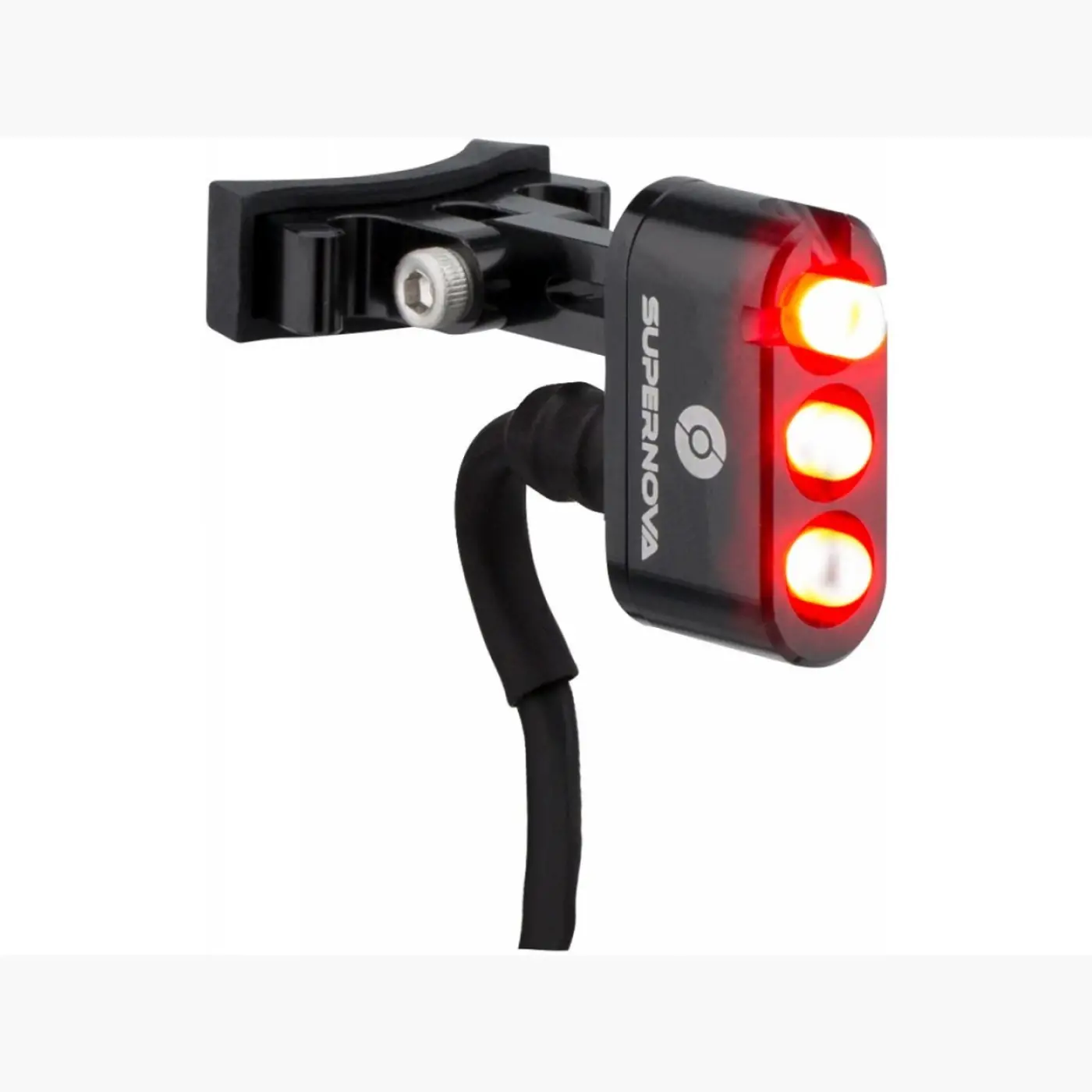 Supernova E3 Tail Light 2 Seat Post - 12V - Lights (SKU: N-TK2-S-V12-BLK)