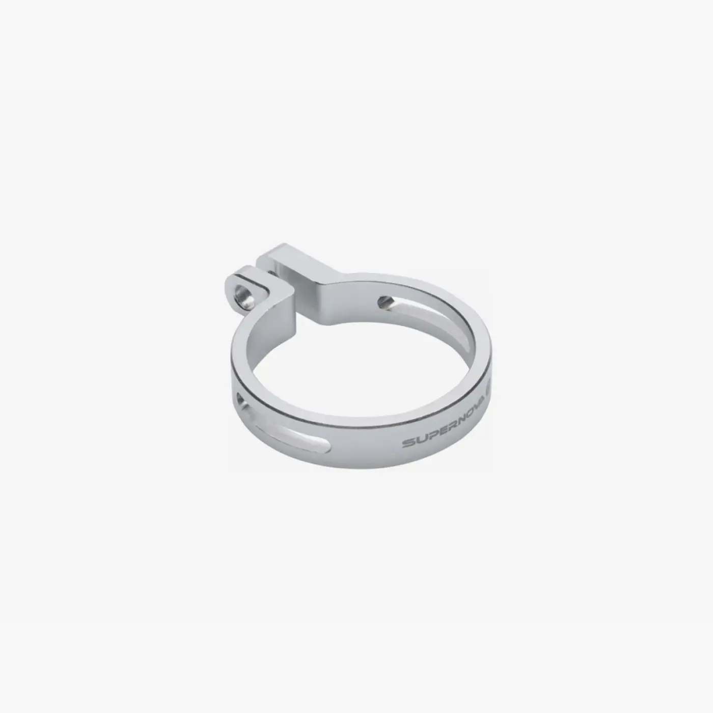 Supernova Seat Post Clamp - E3 Tail light - Silver 27.2 - Világítás (SKU: SPC-27,2-SLV)