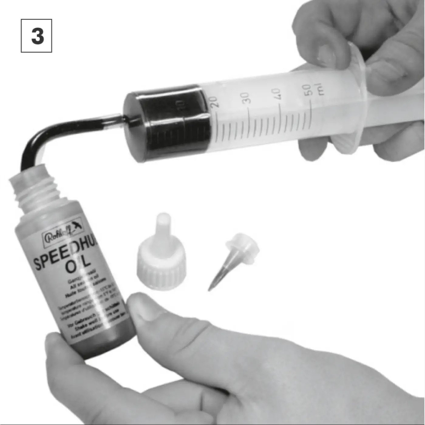 Rohloff - Tube with filling screw (8502) - Tools (SKU: 8502)