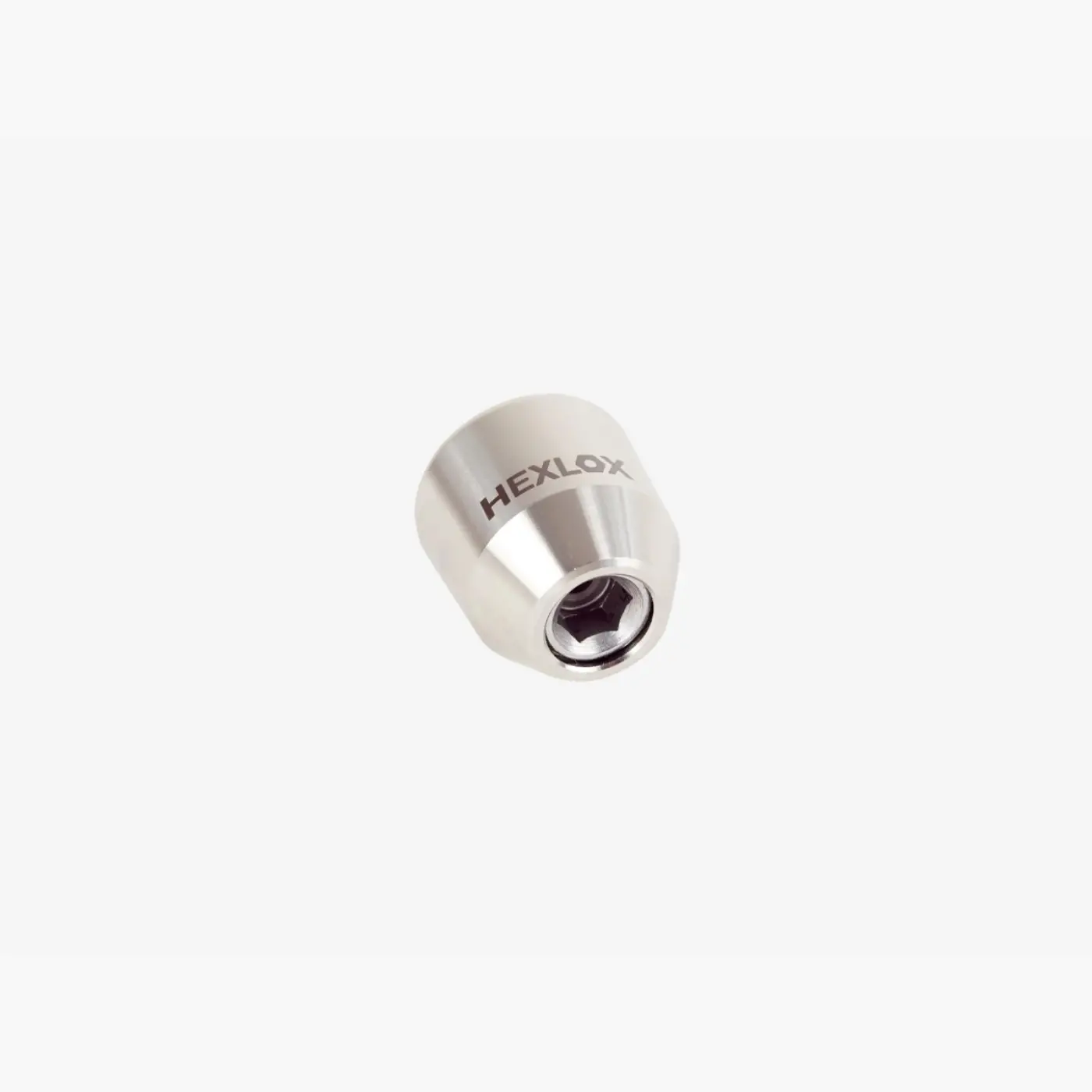 Hexlox - Hexnut - (M3/8, Alfine, Silver) - Bolt Locks (SKU: HXL-NAS)
