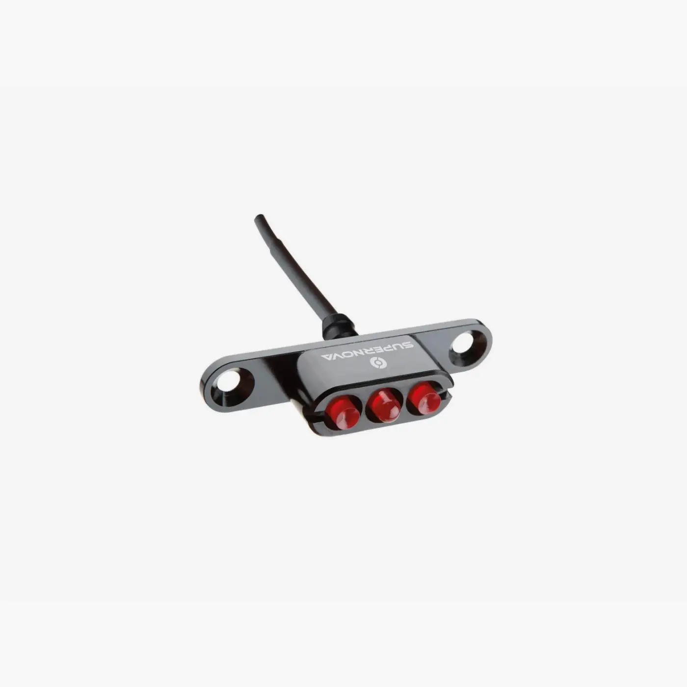 Supernova E3 Pure 3 Dynamo Light - Rear Rack Mount - Black - Világítás (SKU: )