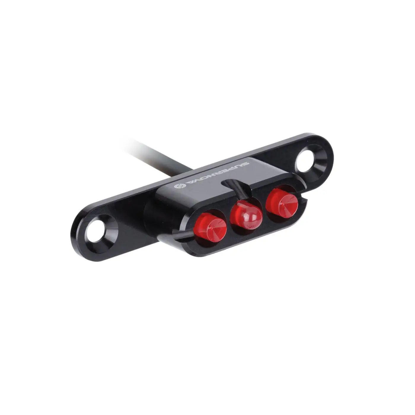 Supernova E3 Tail Light 2 – bagagebærermontering, 6V, sort - Lights (SKU: N-TK2-BLK)