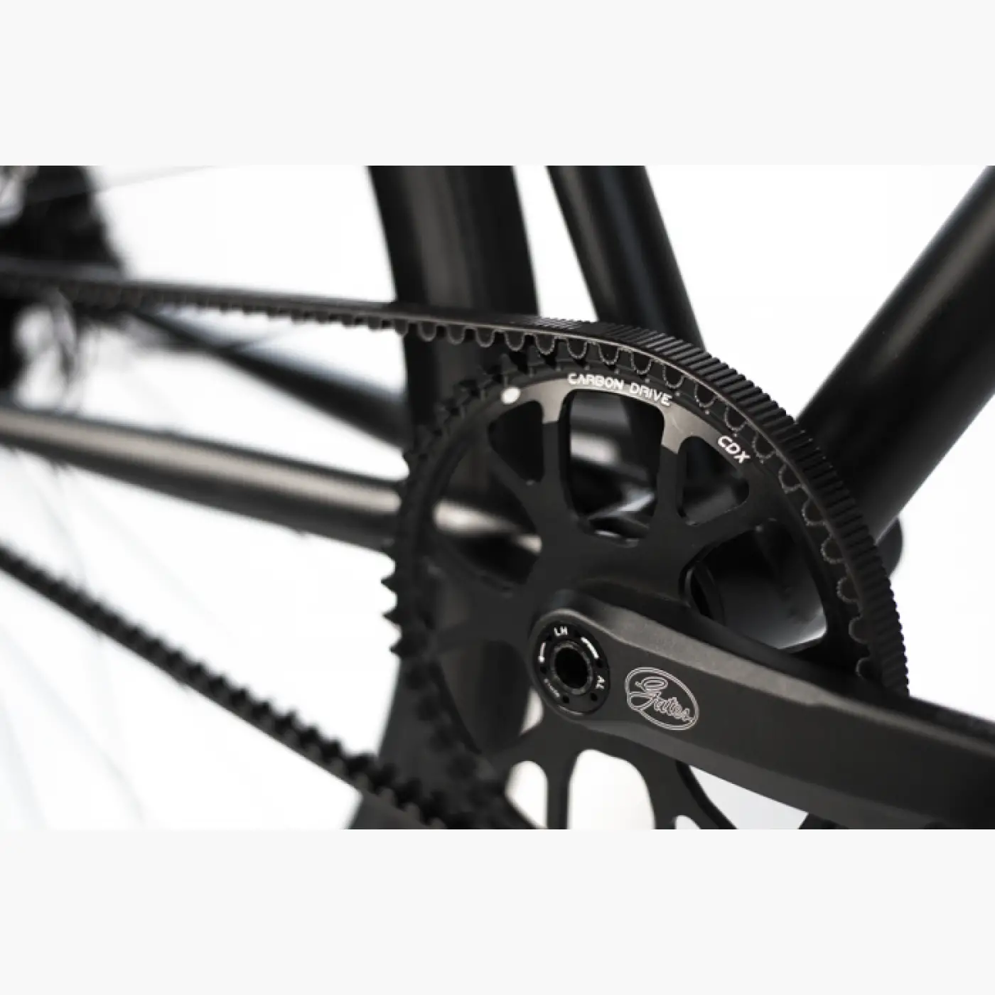 Gates CDX Belt Black/Black -113T - Drivetrain (SKU: CDXBbk113)