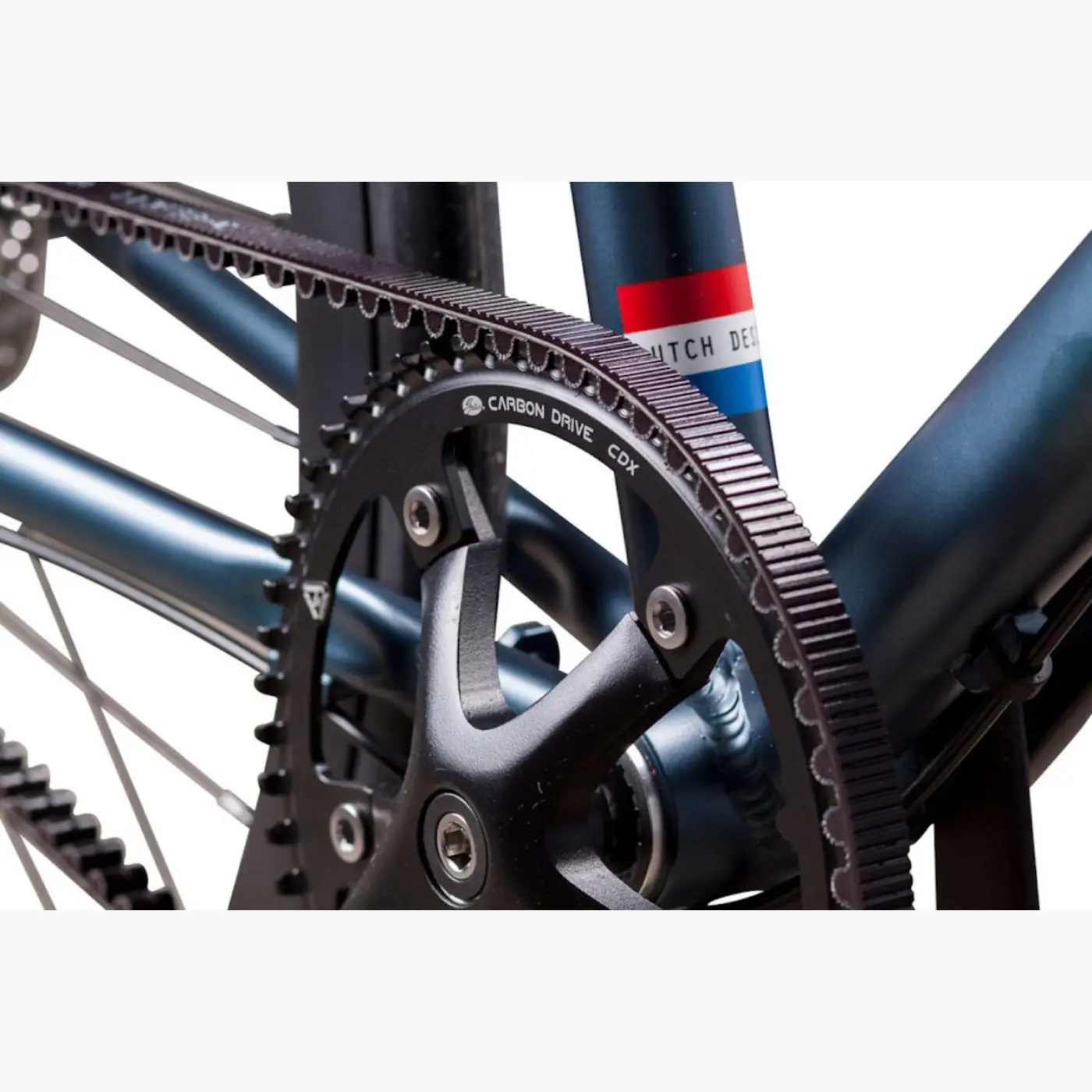 Gates CDX Belt Black/Black -113T - Drivetrain (SKU: CDXBbk113)