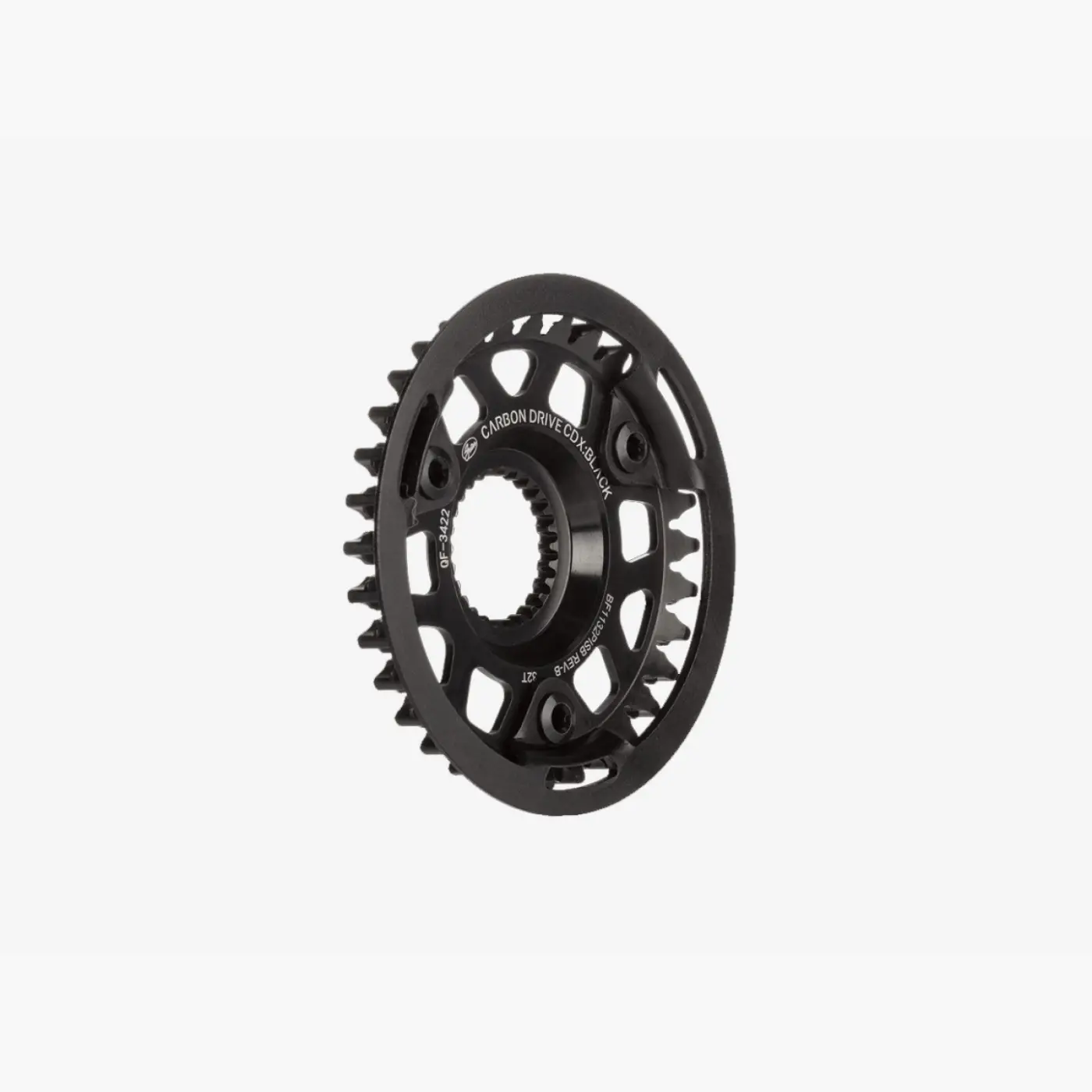 Gates CDX BLACK Fin Line Front Sprocket Pinion Black Zinc -32T - Drivetrain (SKU: CDXFBPI32G)