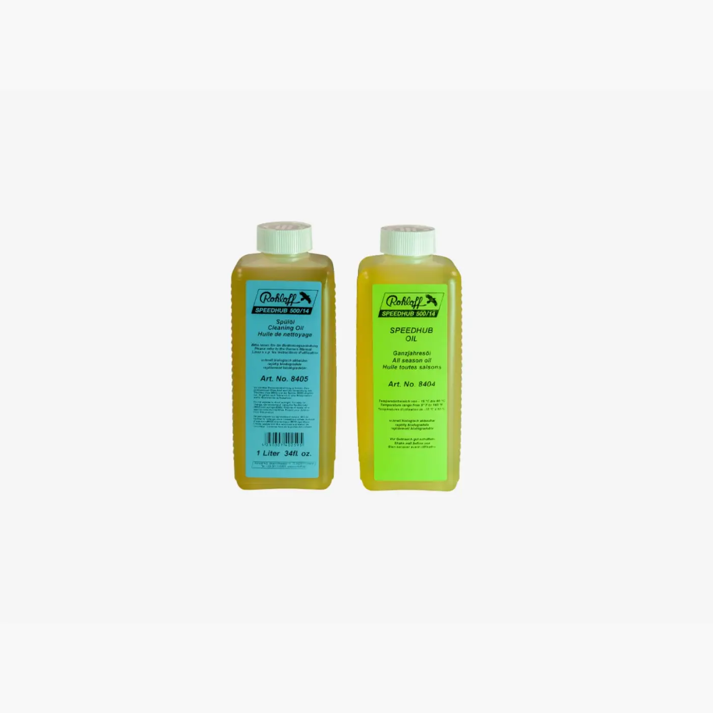 Rohloff - Oil of SPEEDHUB 500/14 1 L-Set (All season + Cleaning Oil) (8406) - Gear hub components (SKU: 8406)