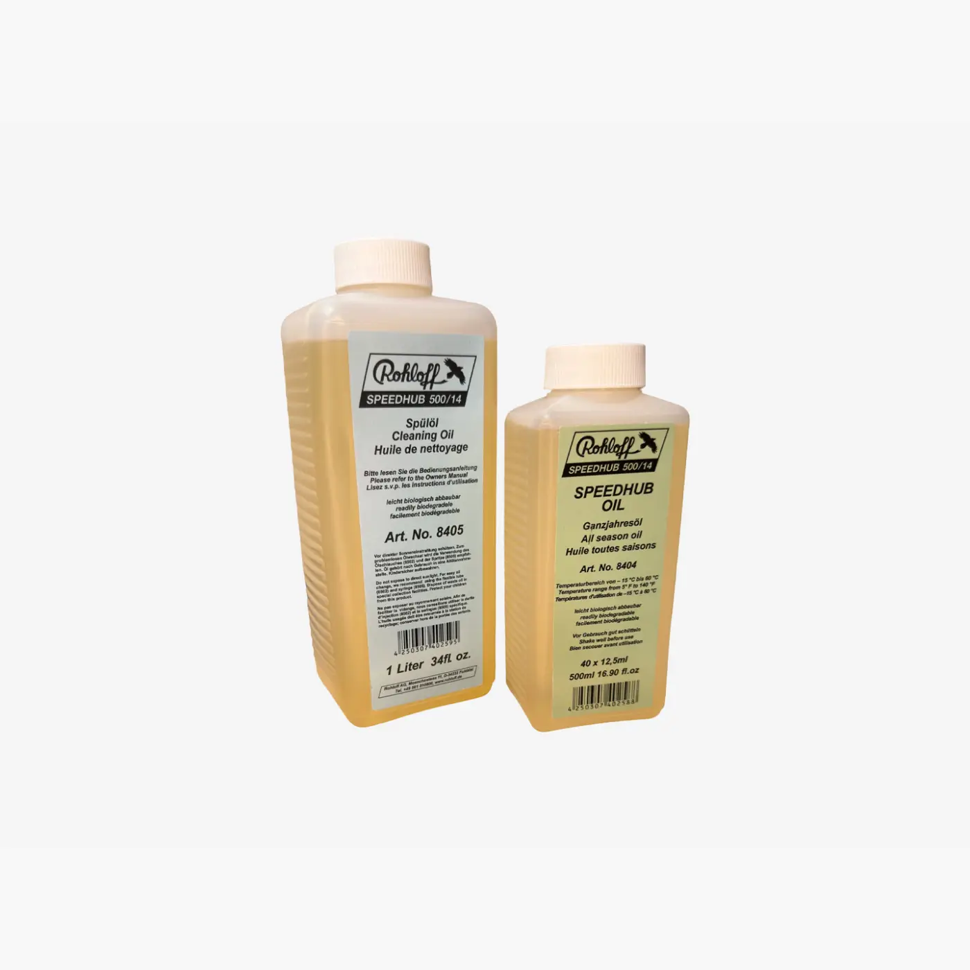 Rohloff - Oil of SPEEDHUB 500/14 1 L-Set (All season + Cleaning Oil) (8406) - Gear hub components (SKU: 8406)
