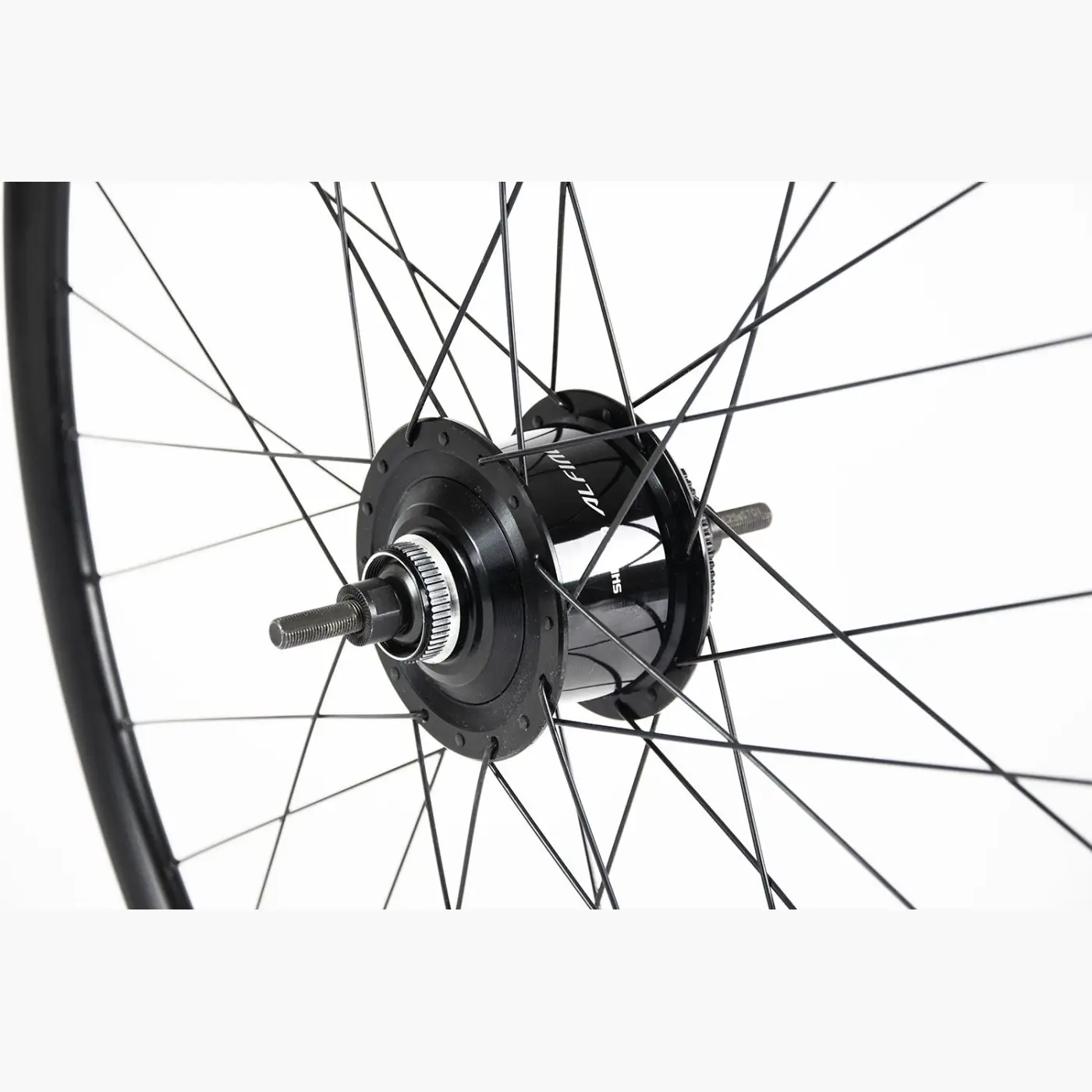 Shimano Alfine 11 gear hub wheel set with aluminium rim (laced) - Wheel set (SKU: )