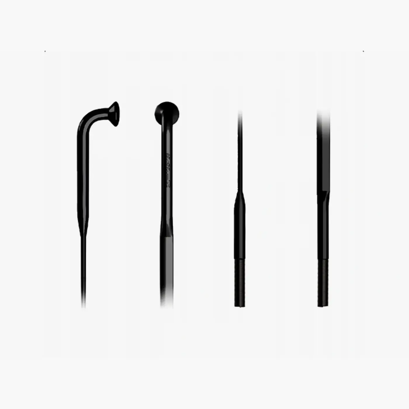 Sapim CX-Ray J-Bend Spoke – Black - 225 mm - Spokes (SKU: PSSPK-32251)
