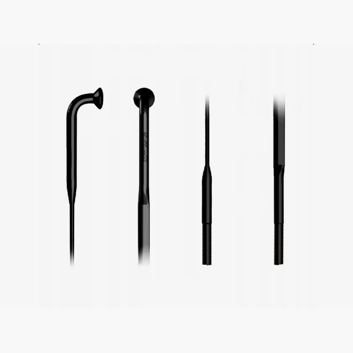 Sapim CX-Ray J-Bend Spoke – Black - 225 mm - Spokes (SKU: PSSPK-32251)