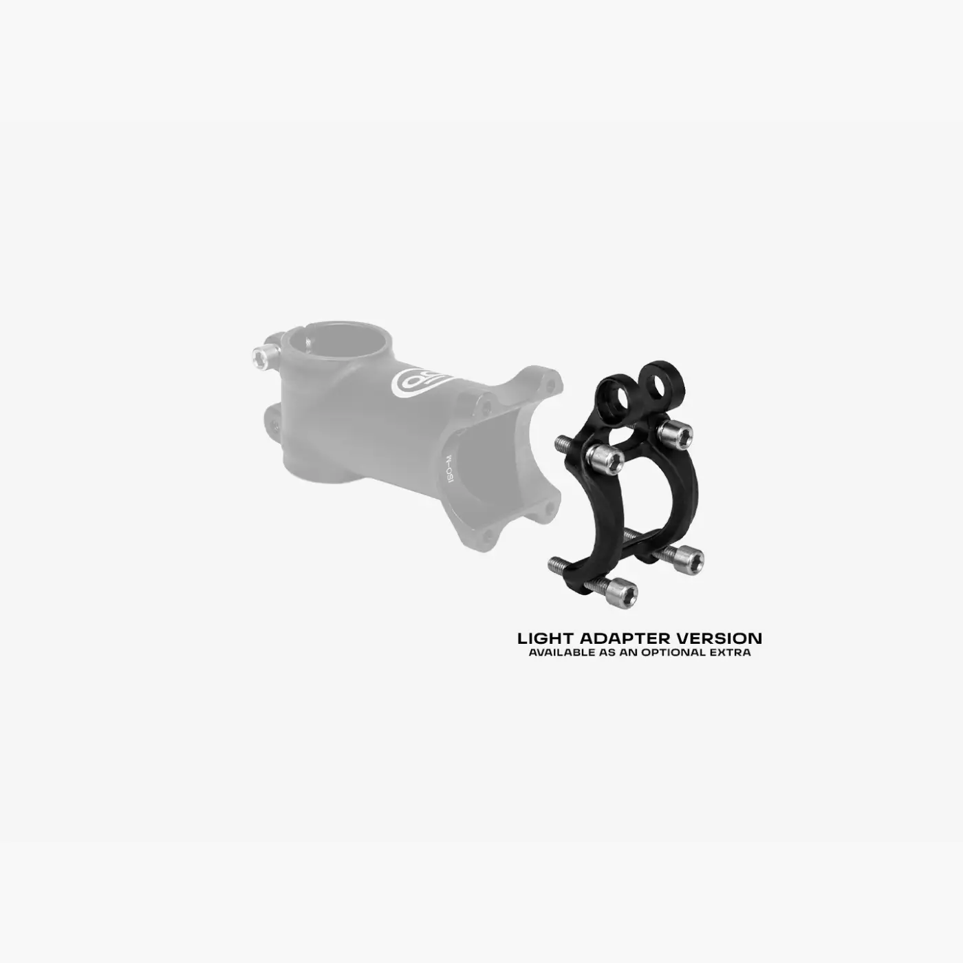 Booda Bike stem front light mount adapter - Stem (SKU: )