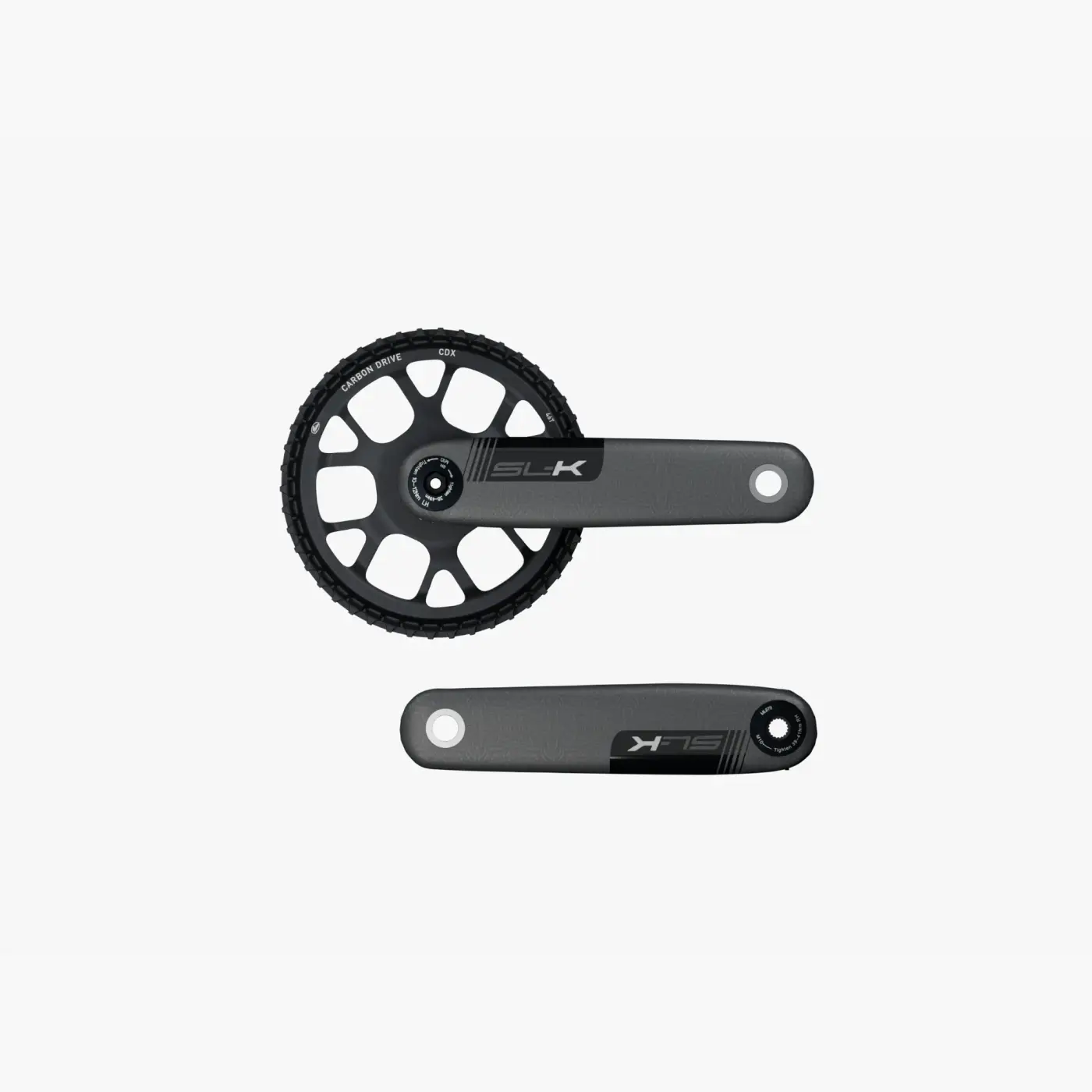 Gates CDX Crank Set Direct Mount Alfine Beltline – FSA SL-K Carbon, 170 mm - 55T - Drivetrain (SKU: BBCRK-K1030)