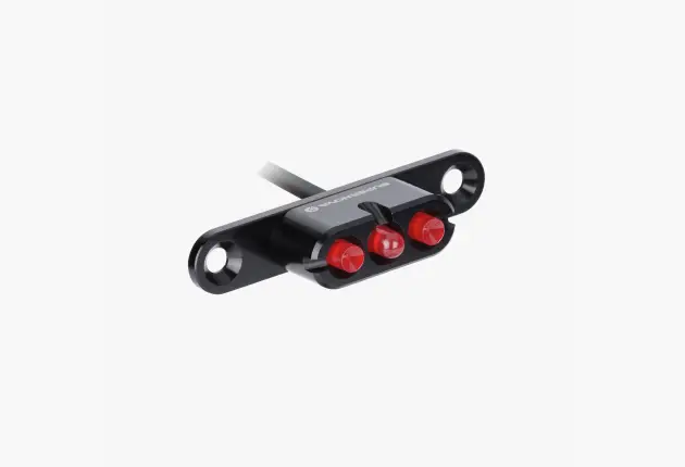 Supernova E3 Tail Light 2 – Rack Mount, 6V, Black